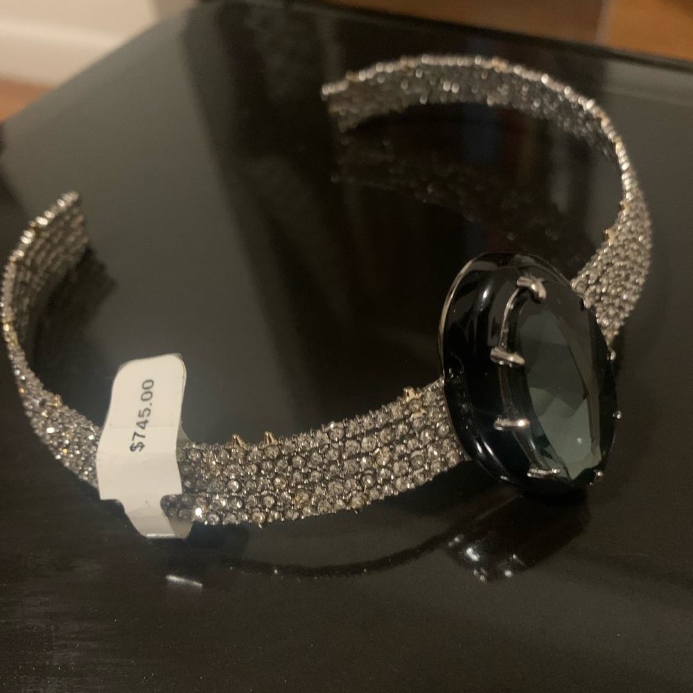 Alexis Bittar Coveteur Crystal Encrusted Pave Collar Necklace